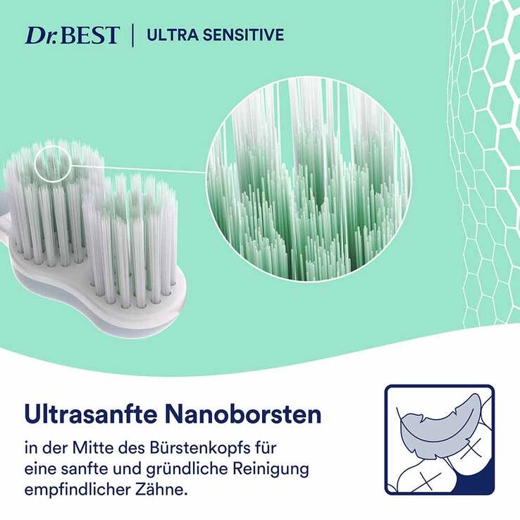 Dr. Best Ultra Sensitive Ultra-Soft Zahnbürste, 1 St