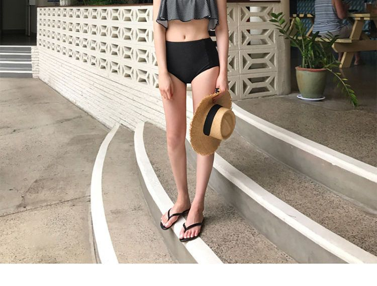 MALILA - Set: Geruite bikinitop + broekje