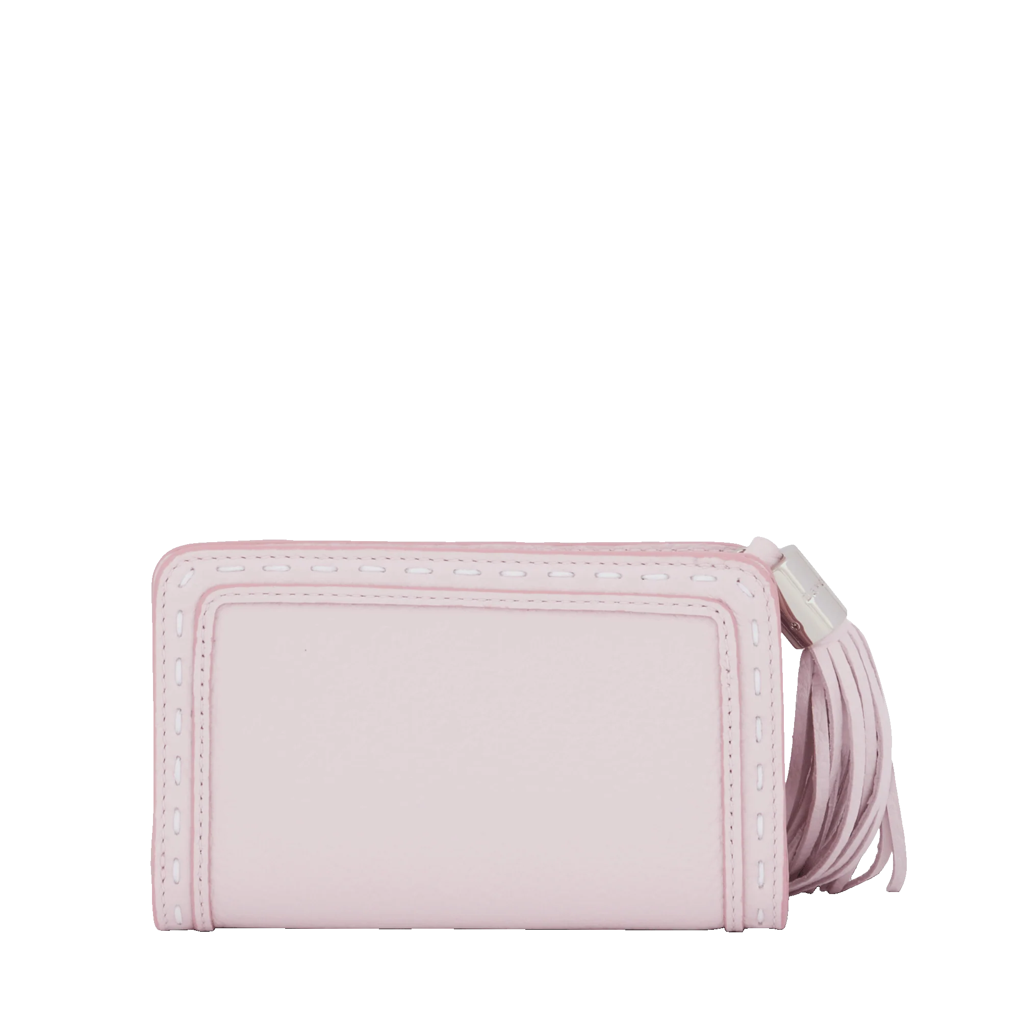Portefeuille rectangulaire compact zippé Premier Flirt de Lancel-Rose dragee