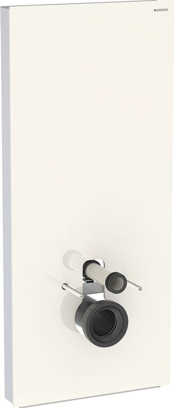 Geberit Monolith badkamerkranenmodule voor wandcloset, 114cm, wateraansluiting centraal achter, met aansluitpijp, 131.031.JL.5