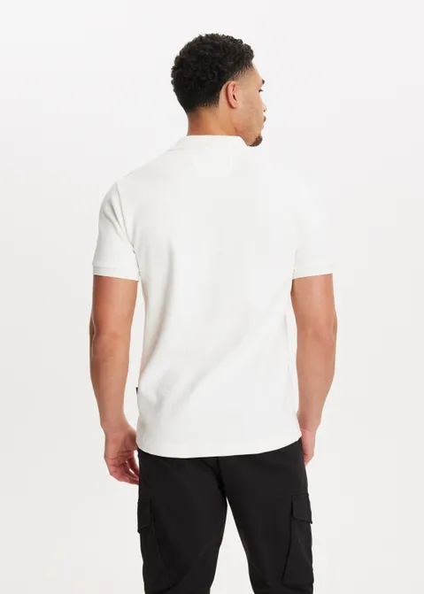 Johnny waffle polo off-white (WIT.O)