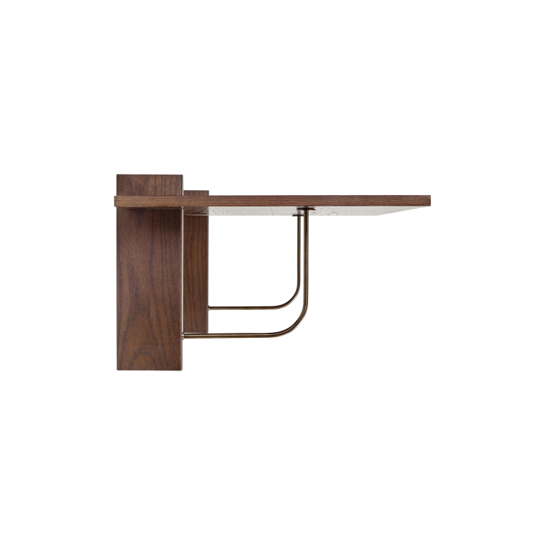 Audo Copenhagen Corbel wand bureau 100x45 donker eiken