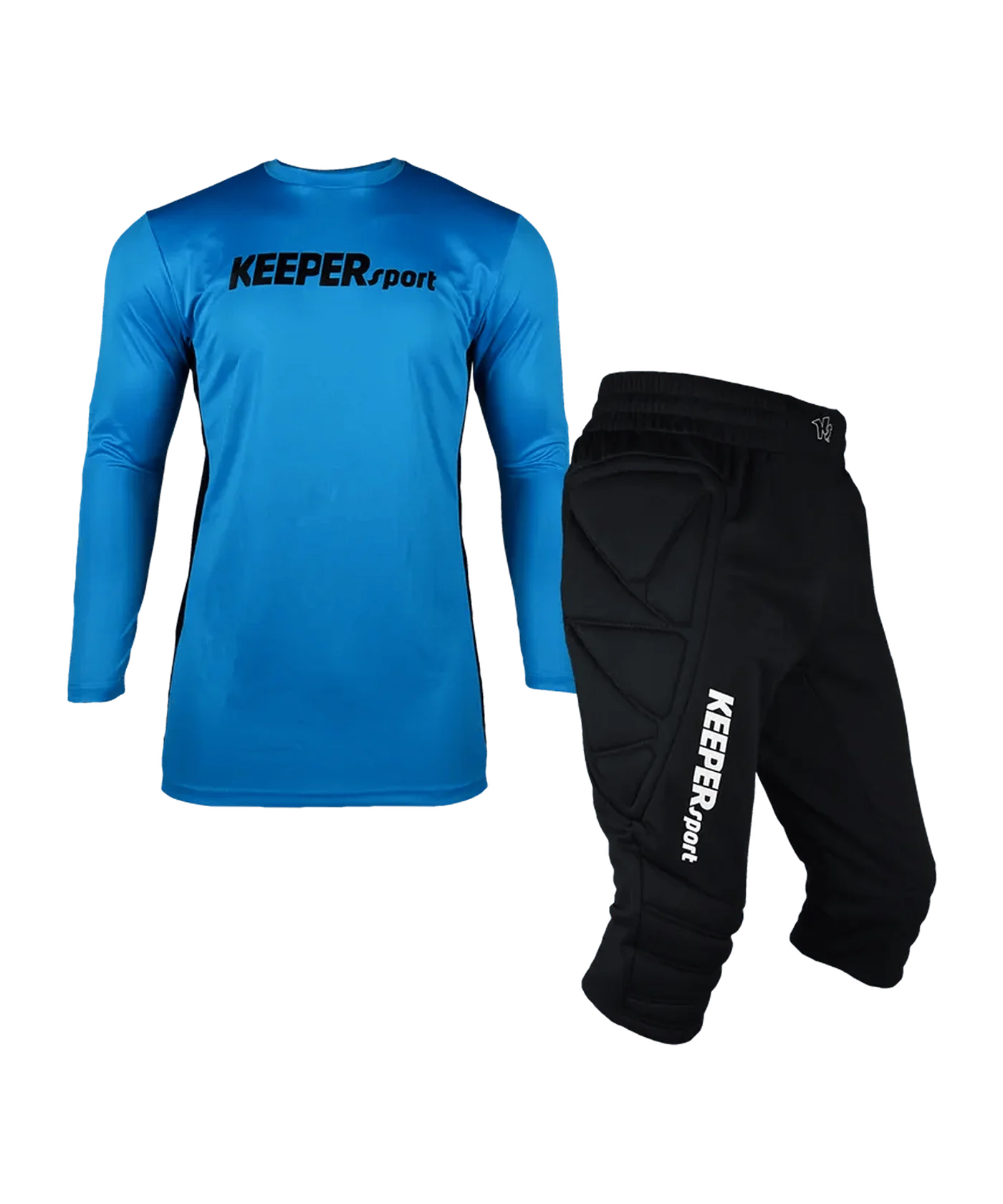 KEEPERSport Torwarttrikot Set Langarm Kids Blau F904