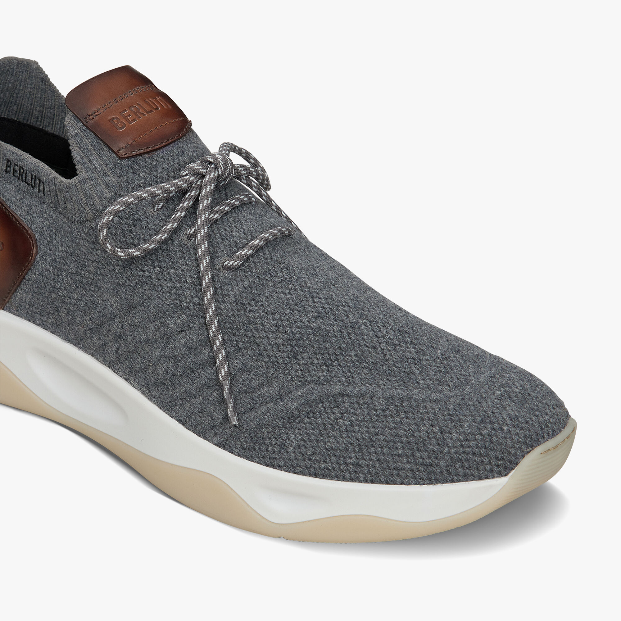 Sneaker Shadow En Cachemire Et Cuir