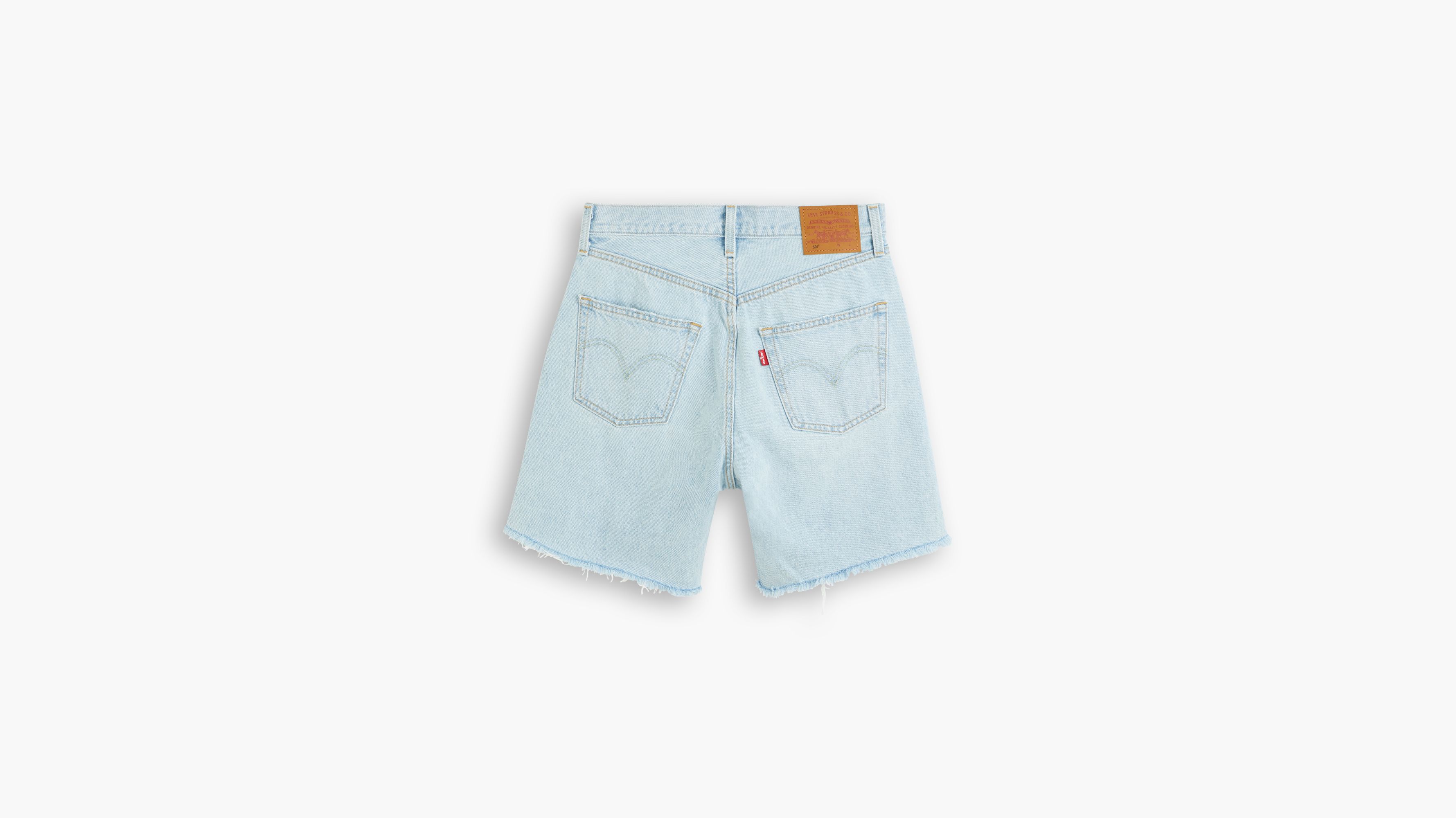 Short 501® ’90 - Light Indigo Destructed - Bleu