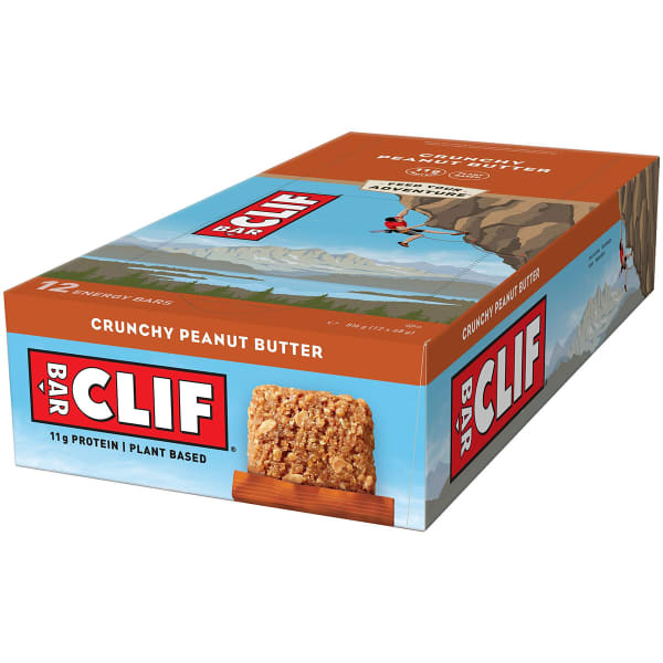 Barres énergétiques CLIF BAR CRUNCHY PEANUT BUTTER PACK UNICOLORE