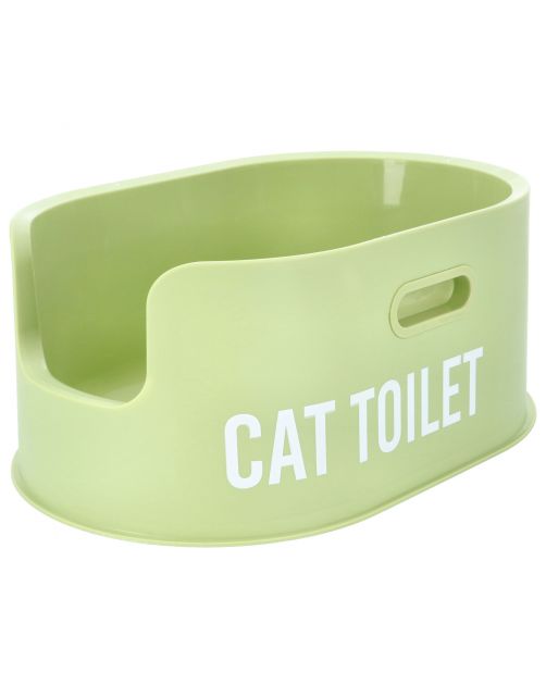 Adori Kattentoilet - Kattenbak - 61.4x41.7x25.3 cm Groen