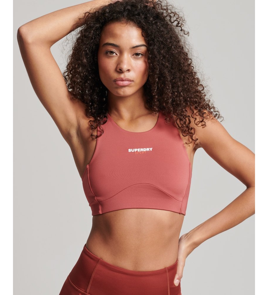 Sutiã Superdry Core Active, vermelho