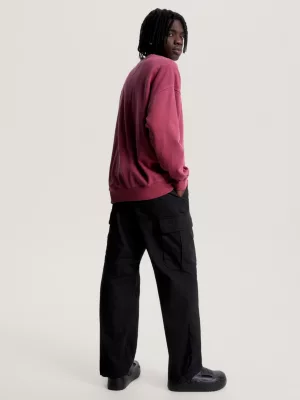 Moletom Relaxed Fit com Logo