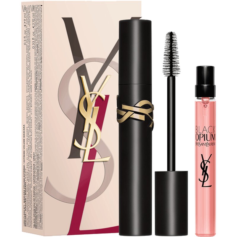 COFFRET CADEAU LASH CLASH + BLACK OPIUM EAU DE PARFUM 10 ML  COFFRET CADEAU FEMME