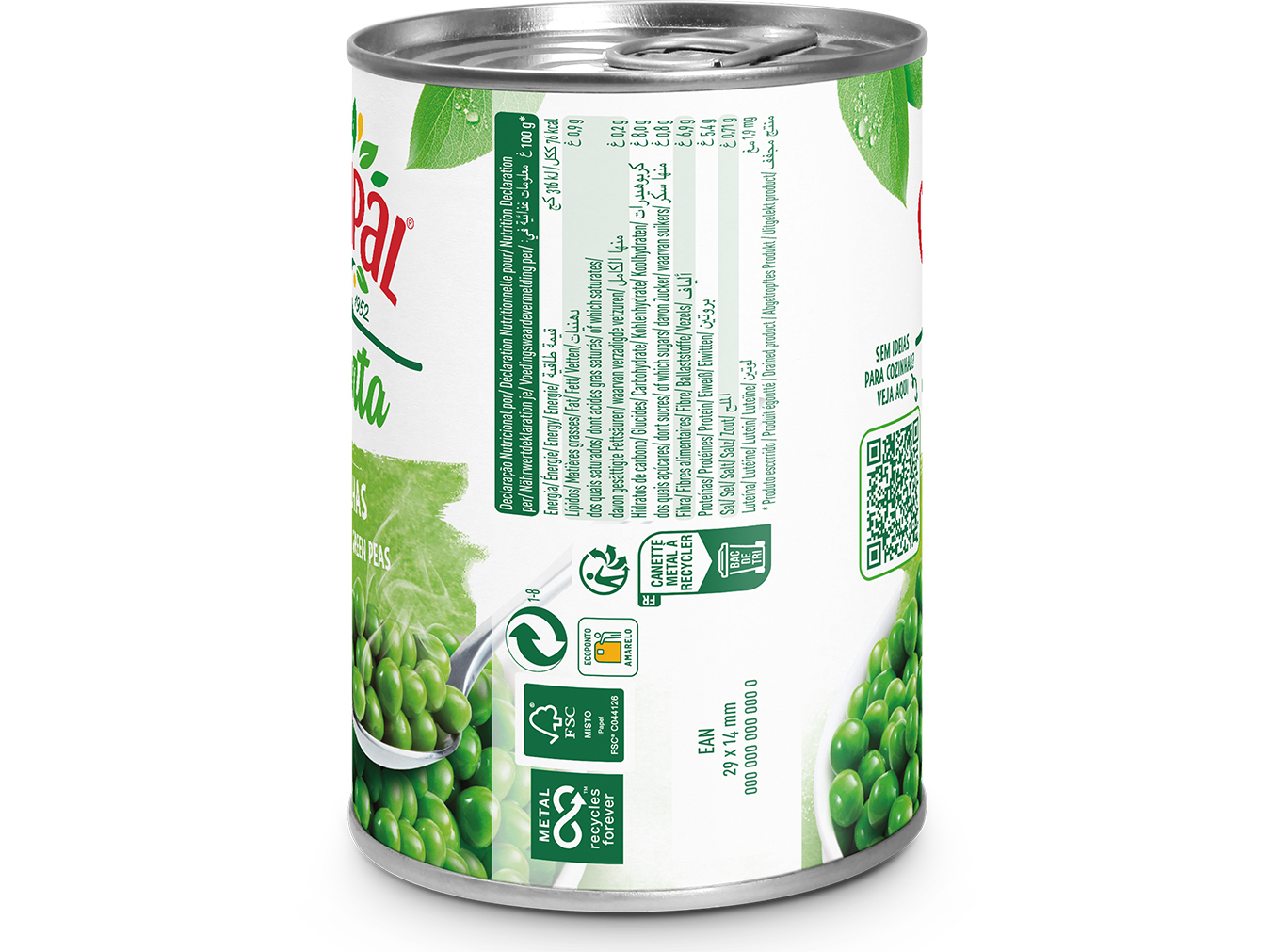 ERVILHAS COMPAL DA HORTA 410G