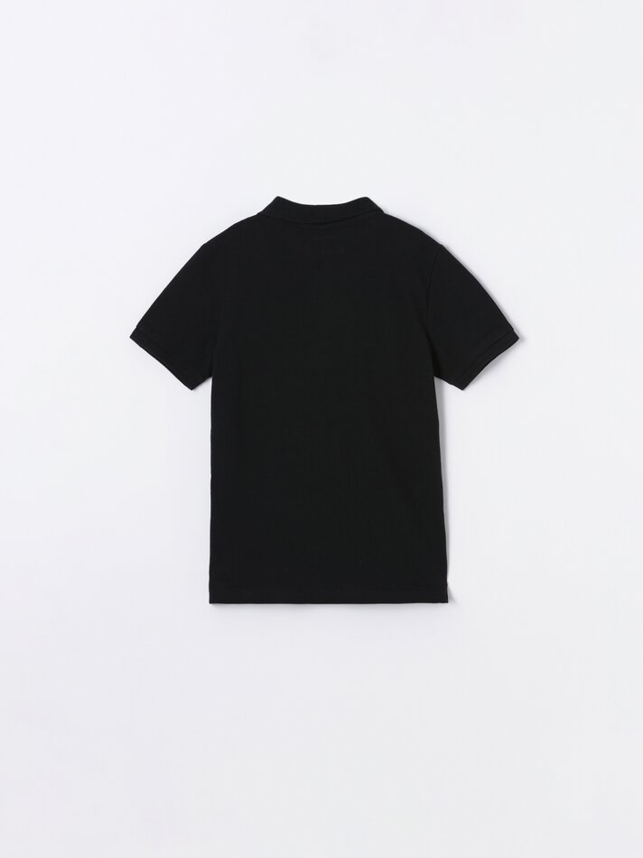 Conjunto com 2 camisas polo básicas - Pretas