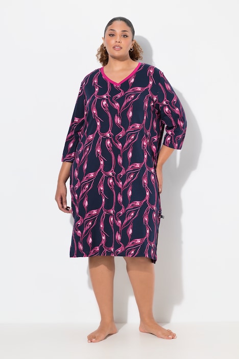 Bigshirts, 2er-Pack, V-Ausschnitt/Rundhals, 3/4-Arm