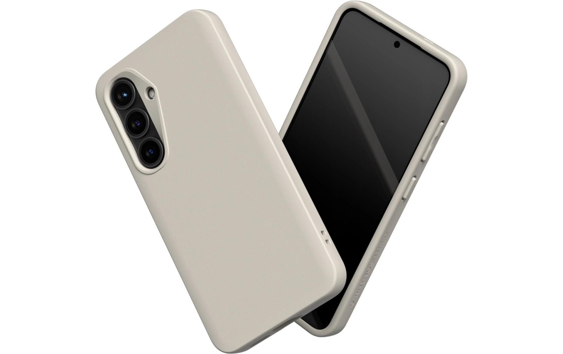 Back Cover SolidSuit Galaxy S25 Shell BeigeSchutzhülle für das Samsung Galaxy S25