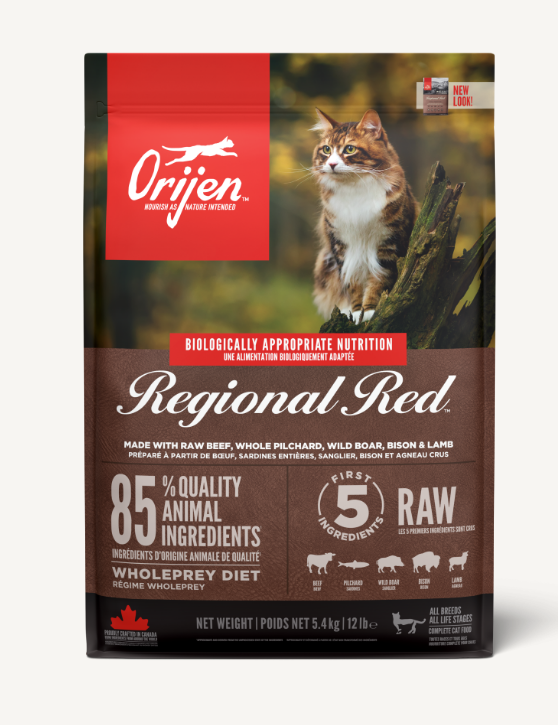 ORIJEN - Regional Red Cat - Kattefoder - kød og fisk - 5,4kg