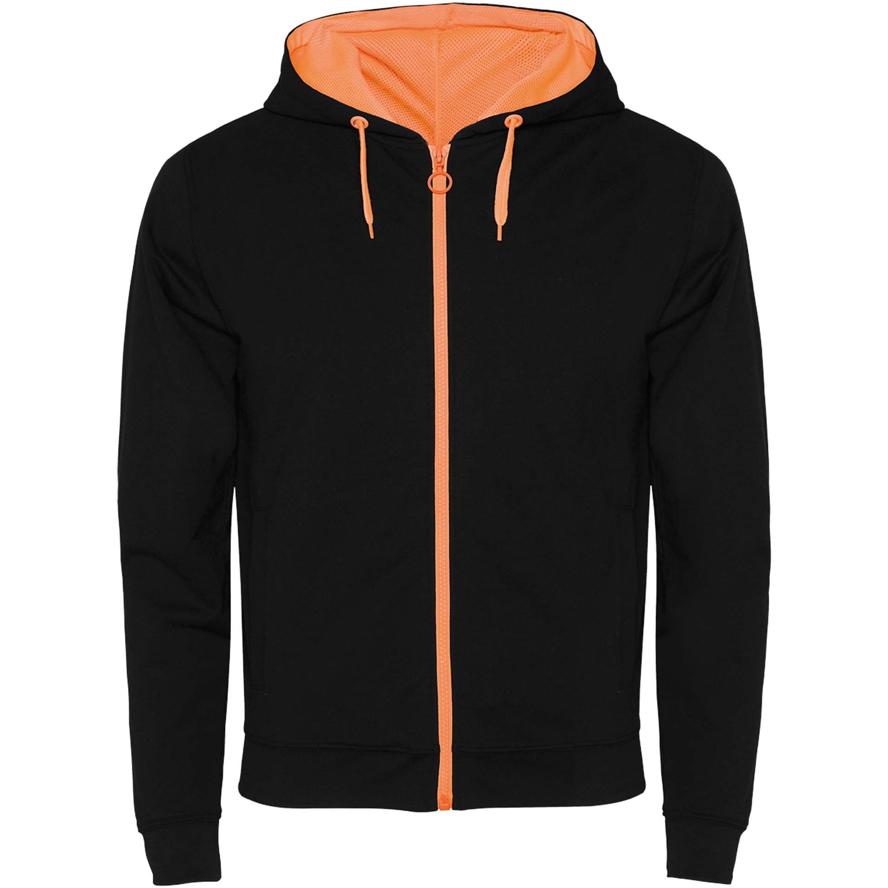 Roly R1105 - FUJI Veste à Capuche Fluorescente avec Zip