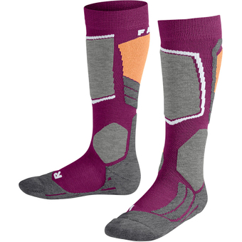 Falke SK2 Skisocken Radiant Orchid Kinder