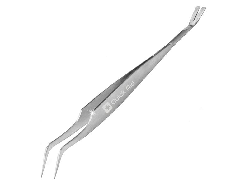 Quick Aid 2 in 1 Zeckenentferner mit Etui 1 Stück Profi-Zeckenentferner mit 2-in1-Funktion