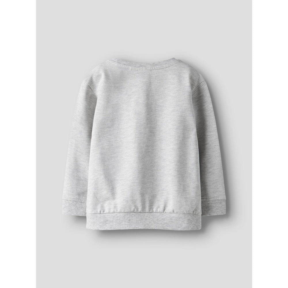 Køb Name It Light Grey Melange Nmfbissine Ls Nreg Swe Unb Box Pb