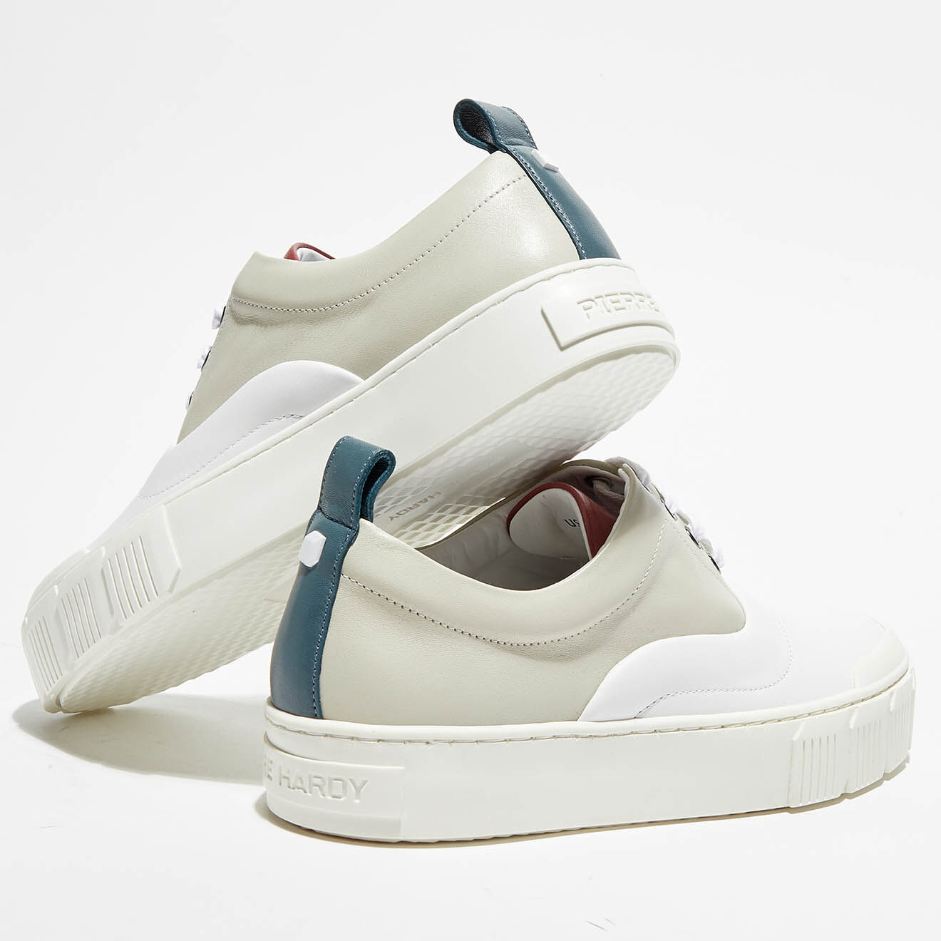 Pierre Hardy Sneakers Ollie blanc/bleu