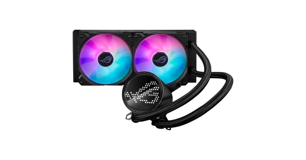 ASUSROG RYUO III 240 ARGB waterkoeling  (Zwart, 4-pins PWM fan-connector)