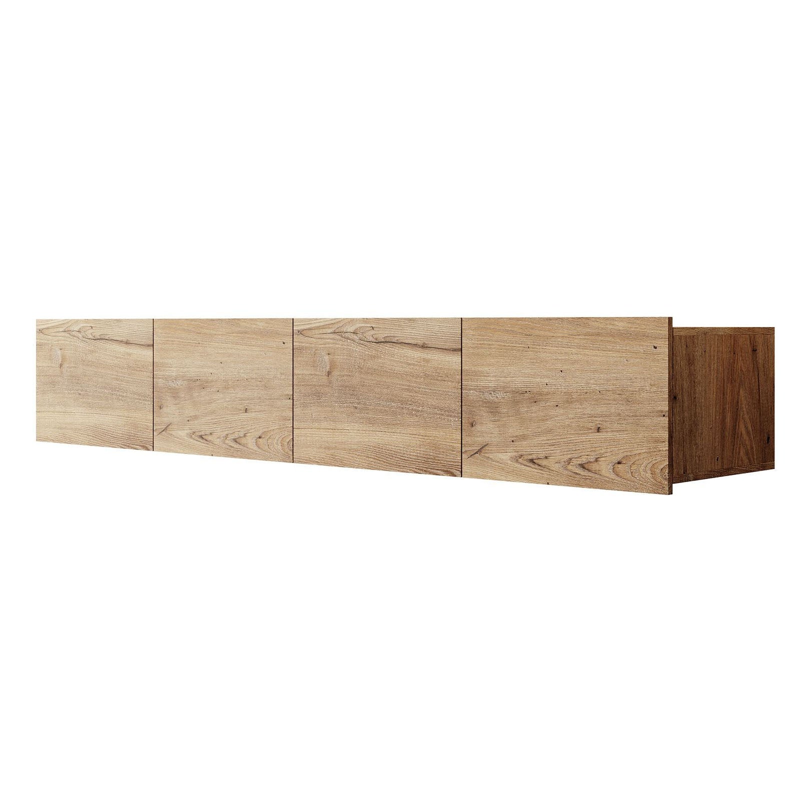 Calabas - TV-Meubel met 4 deuren - Kastanje - 200x43x37 cm