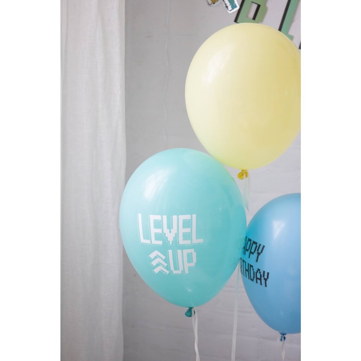 Gaming Party Ballonnen Happy Birthday 33cm 6st