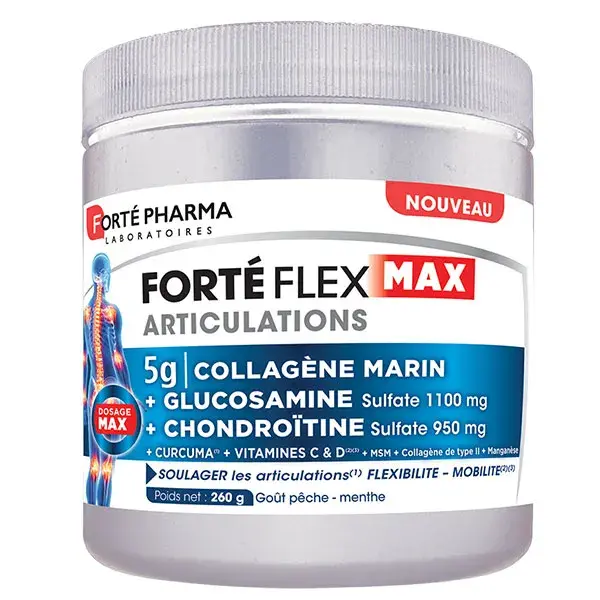 Forté Pharma Forté Flex Max Articulações Colágeno Marinho Condroitina 226g