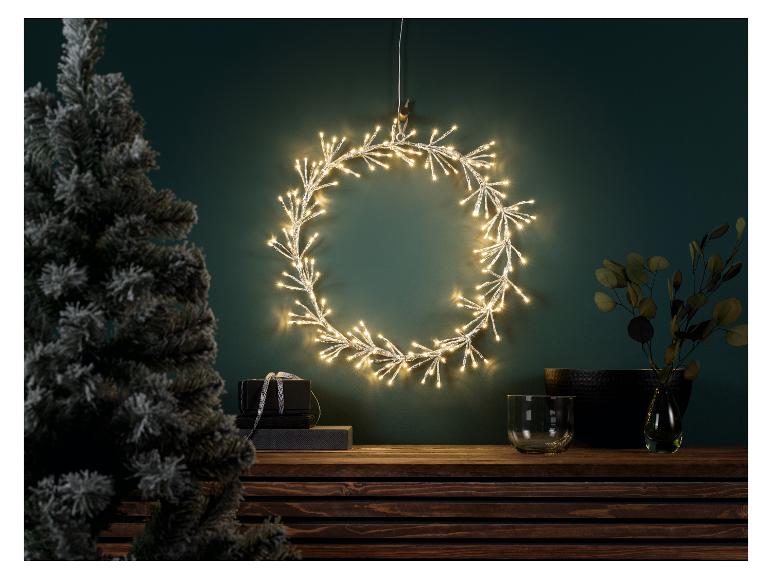 Decoratieve krans met verlichting