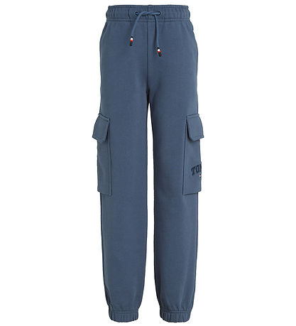 Tommy Hilfiger Jogginghosen - Varsity Embr Cargo - Ägäis Sea