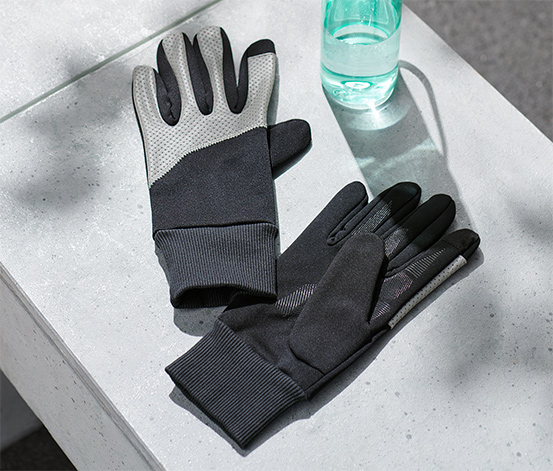 Windprotection-Handschuhe mit Reflektorbesatz