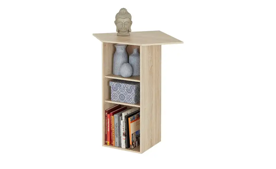 Eckregal Multischrank-System 98 cm Eiche sägerau (Nachbildung)