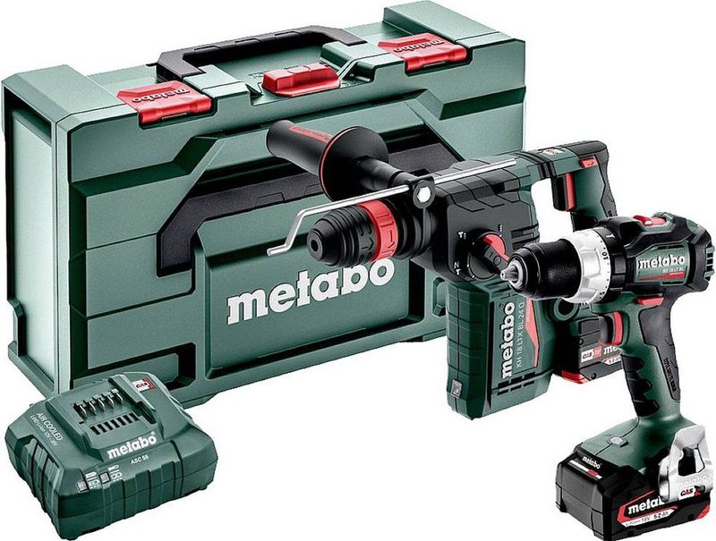 Metabo - Combo Set 2.4.8 - Accu-machines Set - 18V - Metabox 340 L