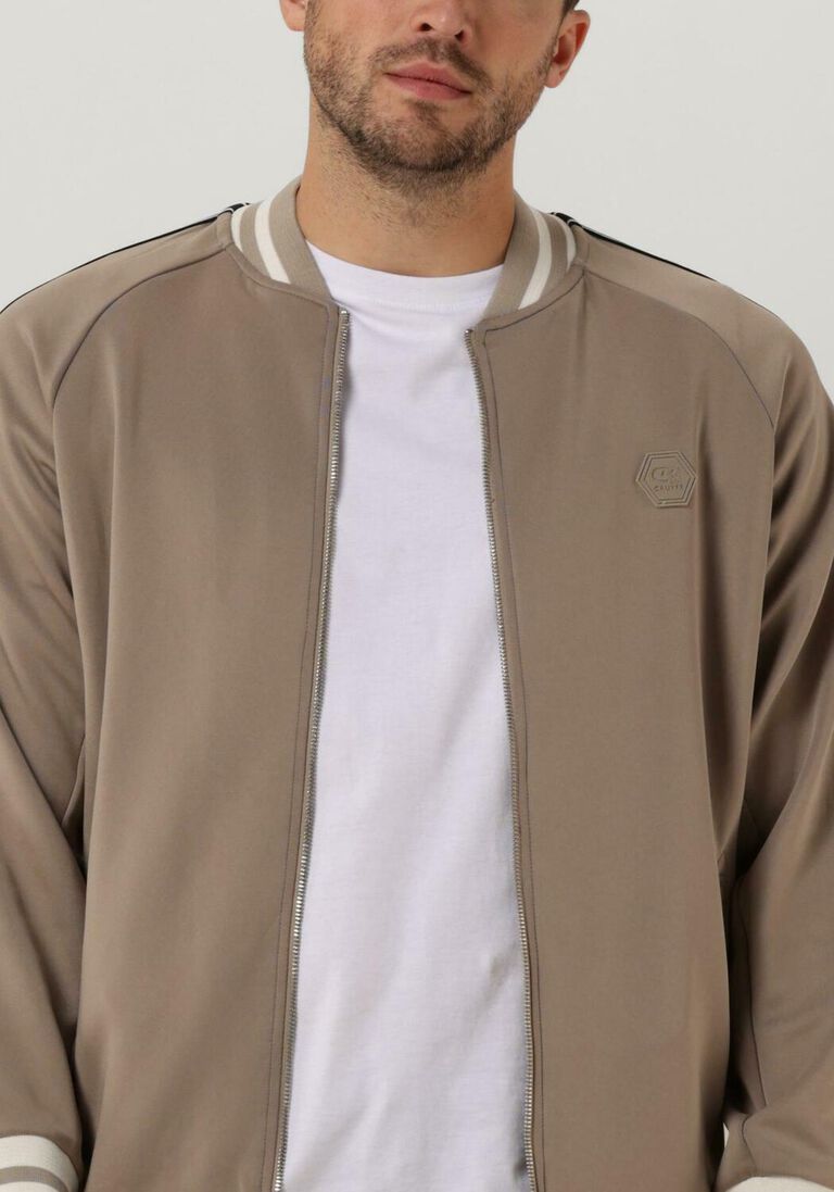 CRUYFF taupe cruyff vest santino scuba track top