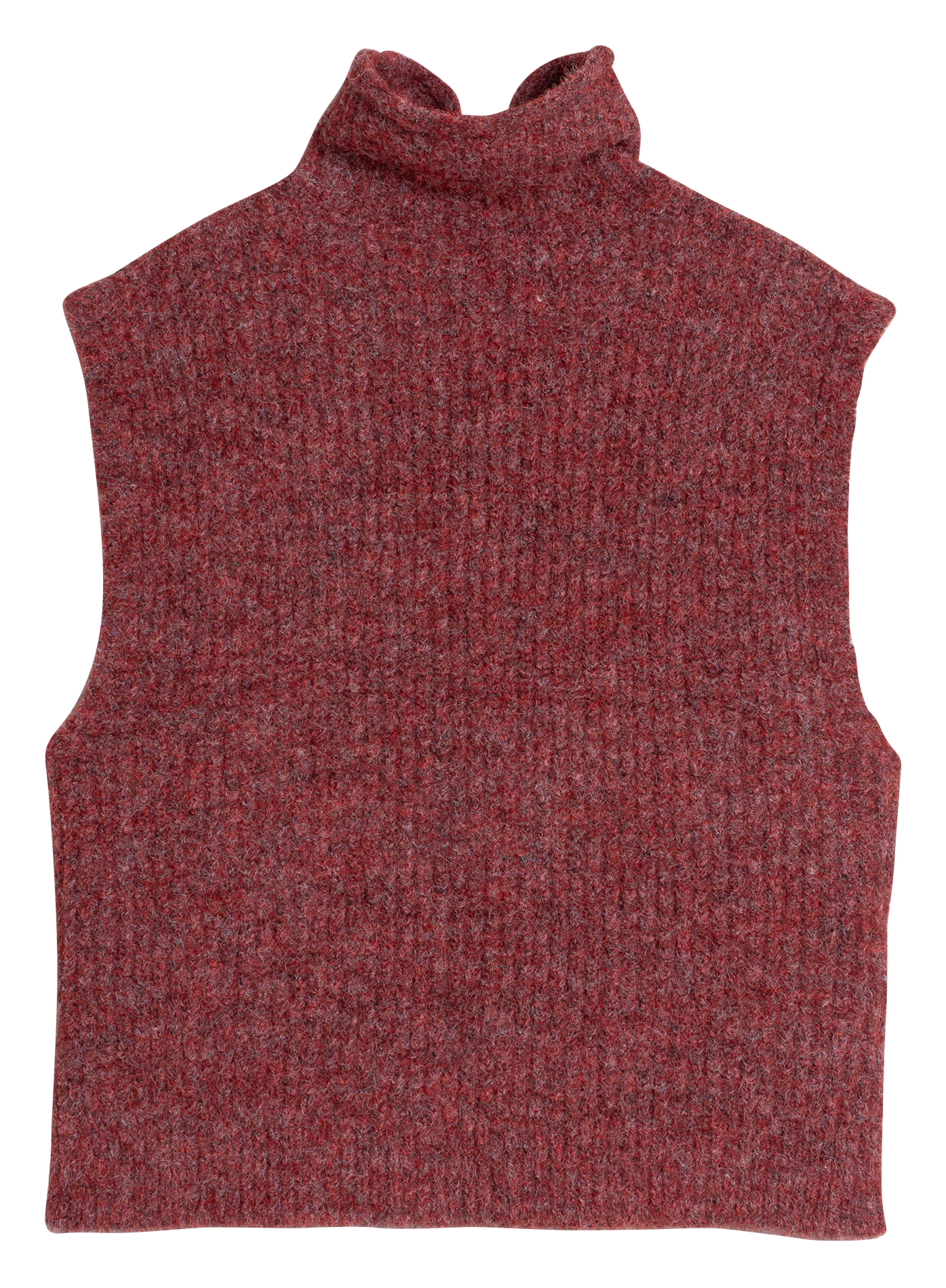 Pull col montant| Rouge