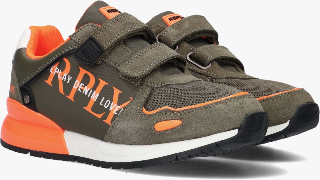 REPLAY groene replay lage sneakers shoot jr-2