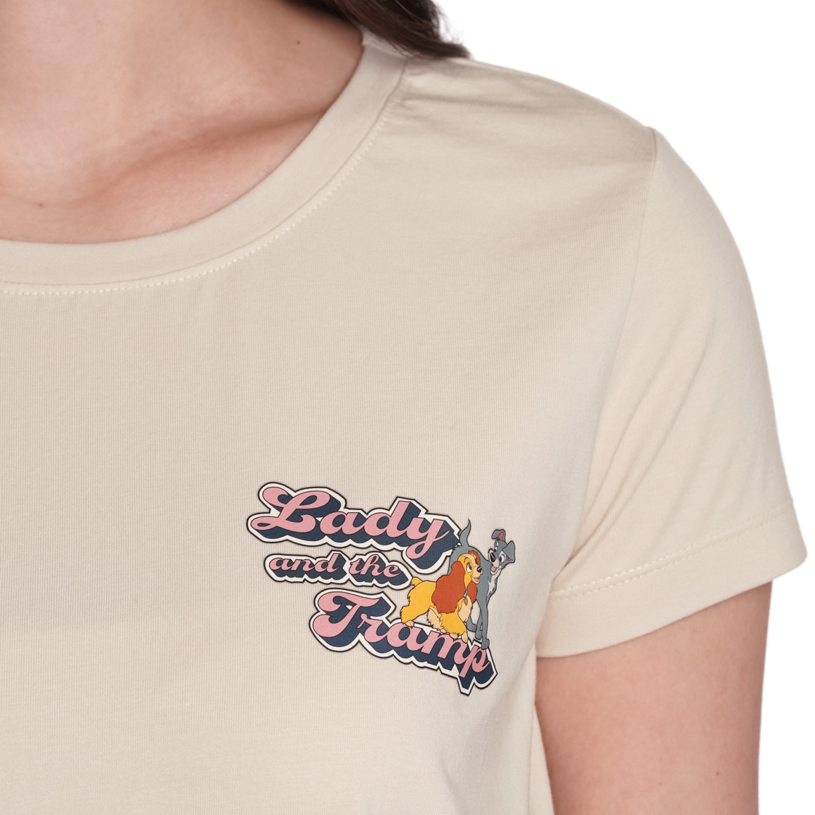 Gina Benotti Disney Classics T-Shirt mit großem Motiv beige