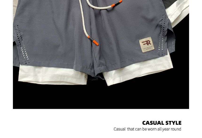 blastealle - Tweedelige losse joggingbroek met trekkoordtaille