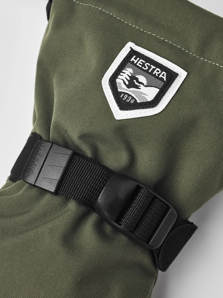 Hestra Kids' Fjellvotten Mitt Olive