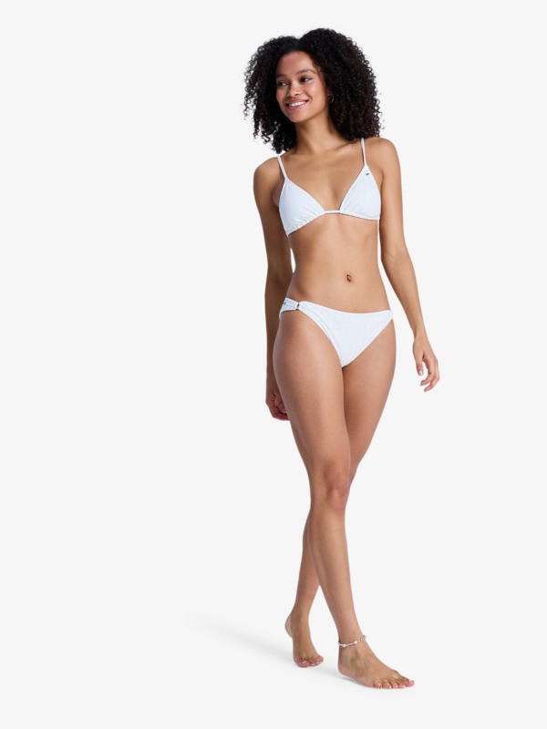 Roxy Island Set Ensemble bikini triangle deux pièces Blanc Femme