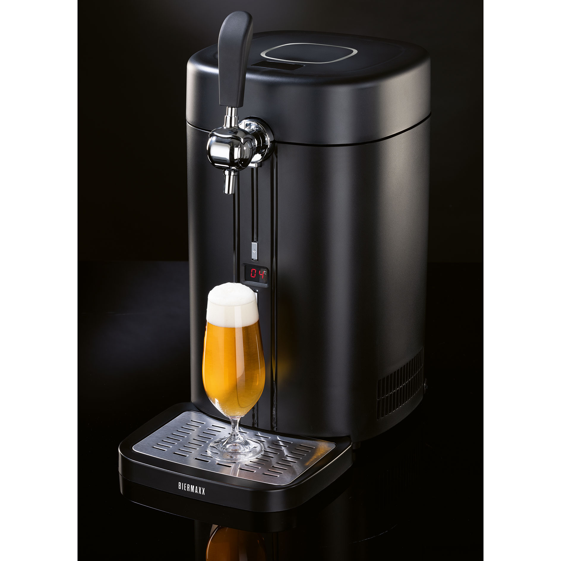 BIER MAXX Bierzapfanlage 14011 - mit CO2-Kapsel - für 5 Liter