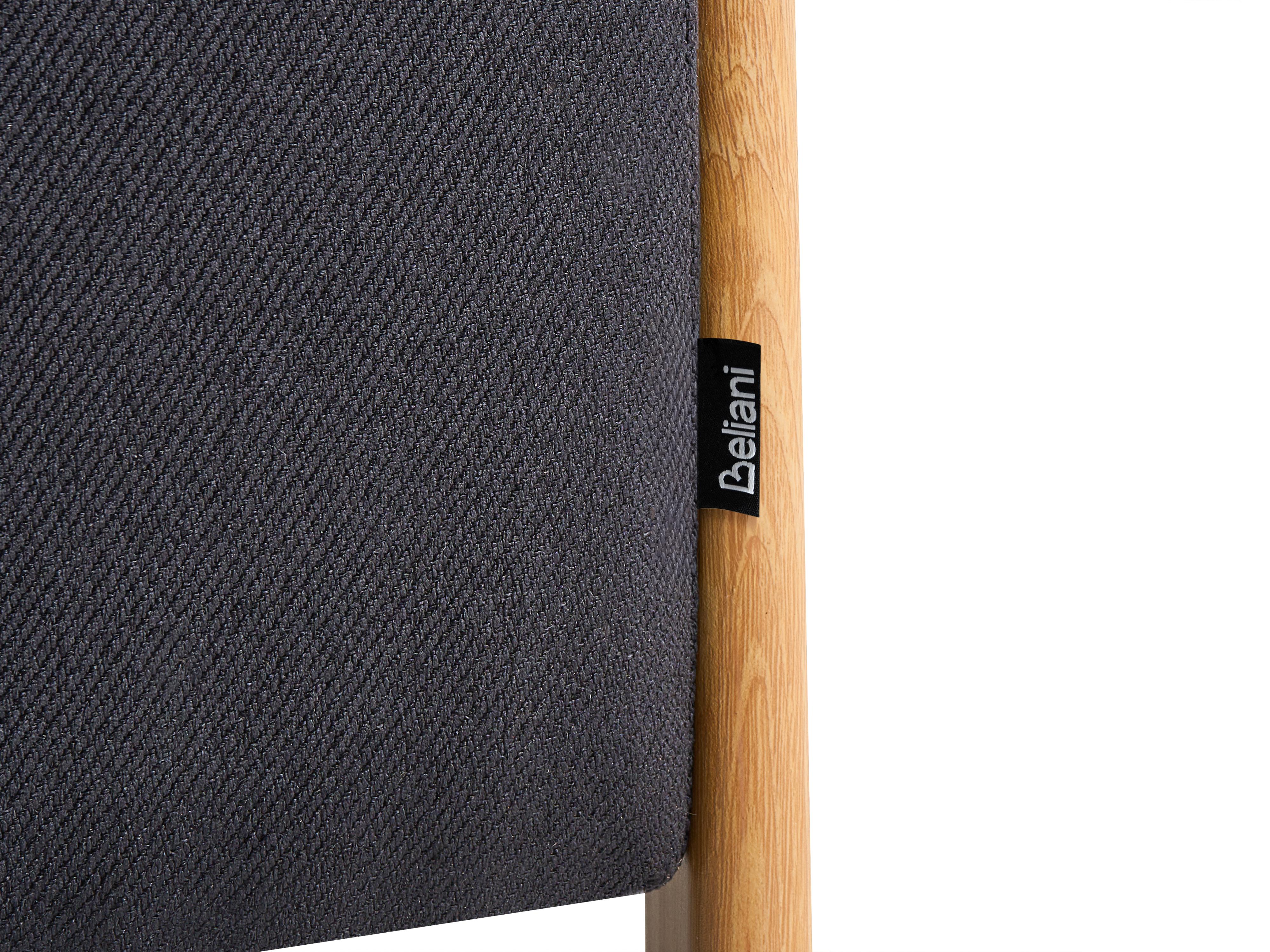 Poef met opbergruimte EDLAND Stof 45 cm 43 cm Zwart