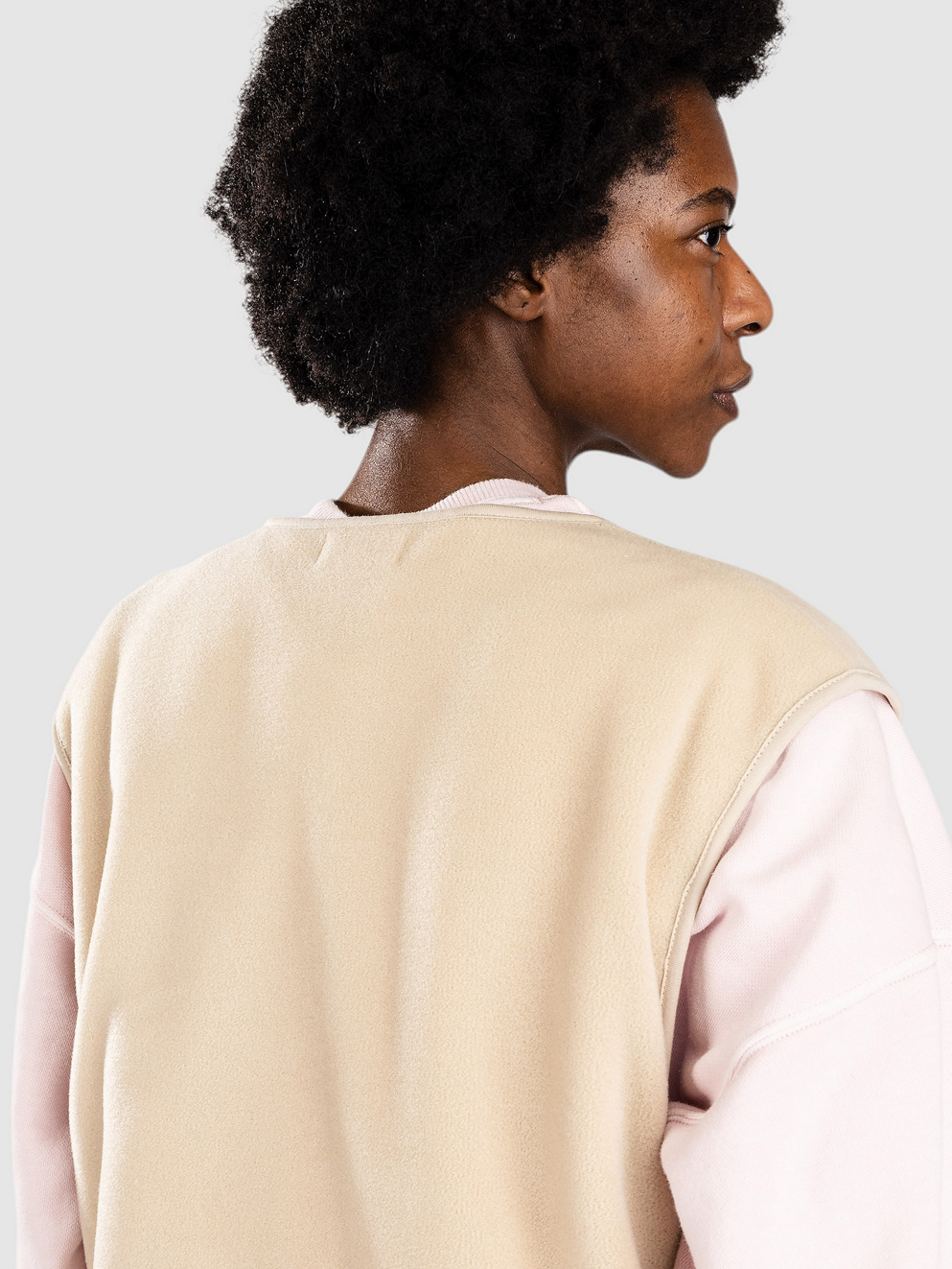 24 Colours 90506 Sherpa Vest beige