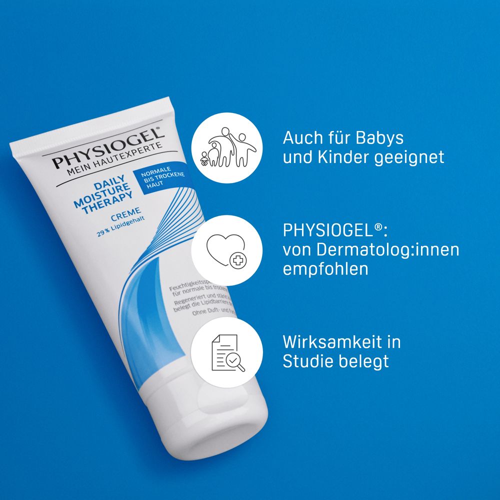 PHYSIOGEL® Daily Moisture Therapy Creme 150ml  - normale bis trockene Haut