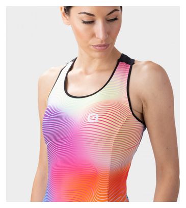 Maillot Sans Manches Femme Alé Onda Rose Multicouleur