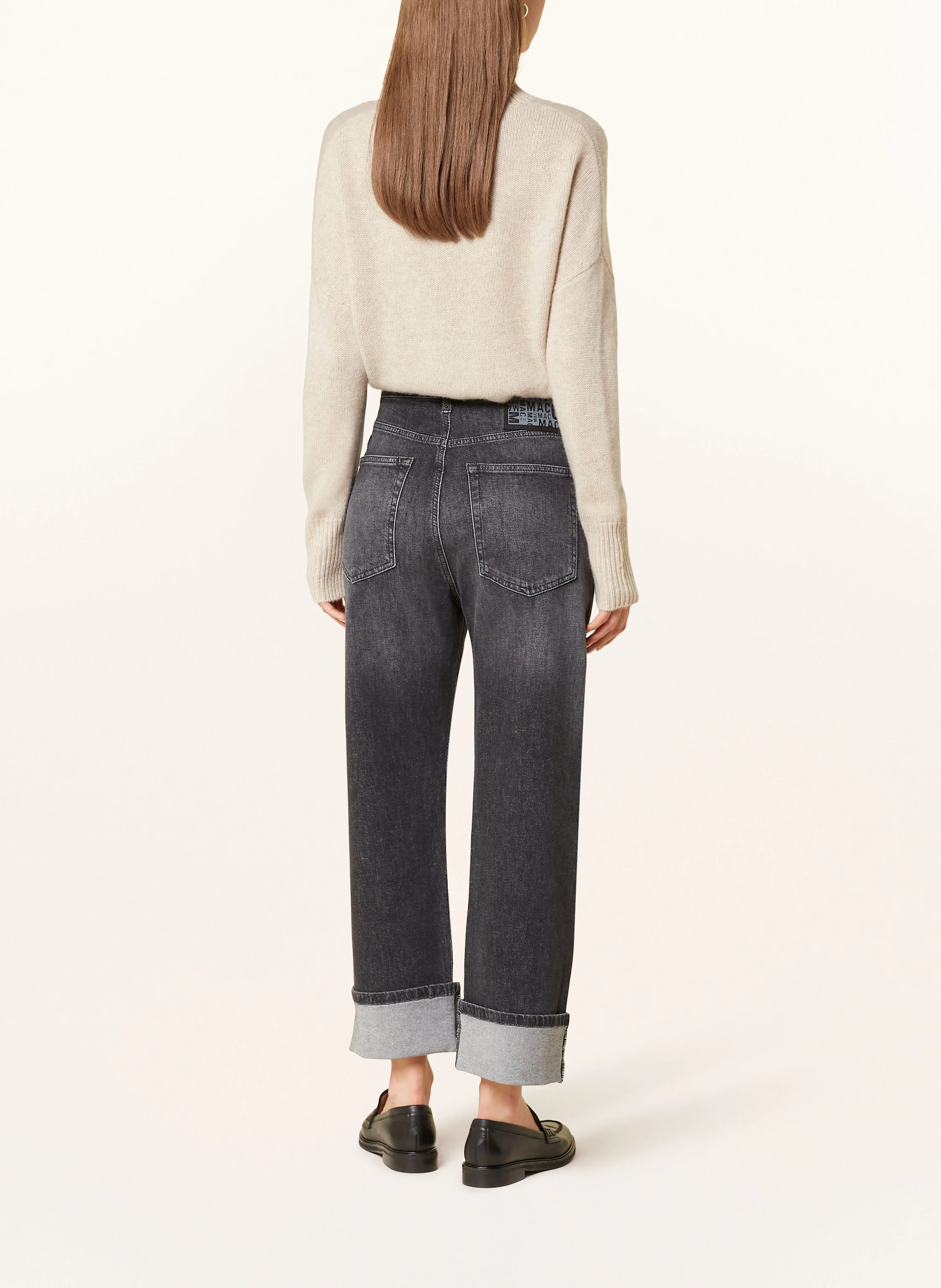MAC Boyfriend Jeans BAGGY mit Schmucksteinen