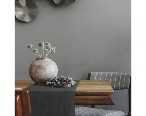 Tafelloper Tino linnen antraciet 40 x 140 cm