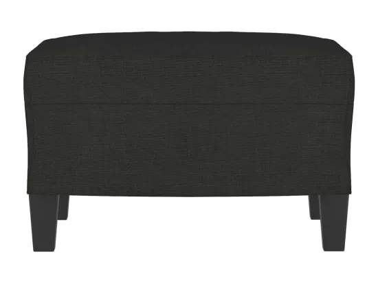Repose-pied Noir 60x50x41 cm Tissu