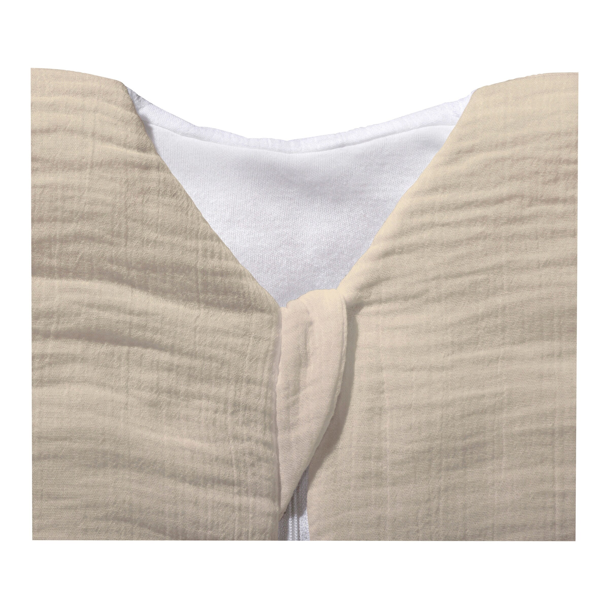 BORNINO HOME Ganzjahresschlafsack Musselin 2.5 TOG sand