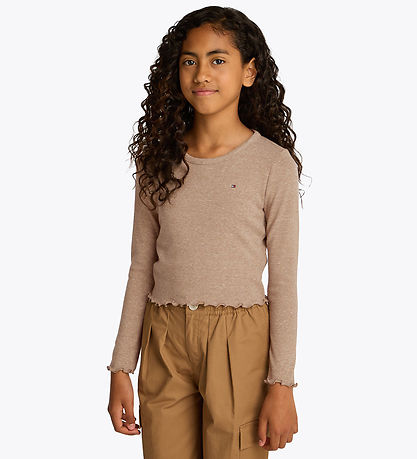 Tommy Hilfiger Bluse - Kurz geschnitten - Hickory
